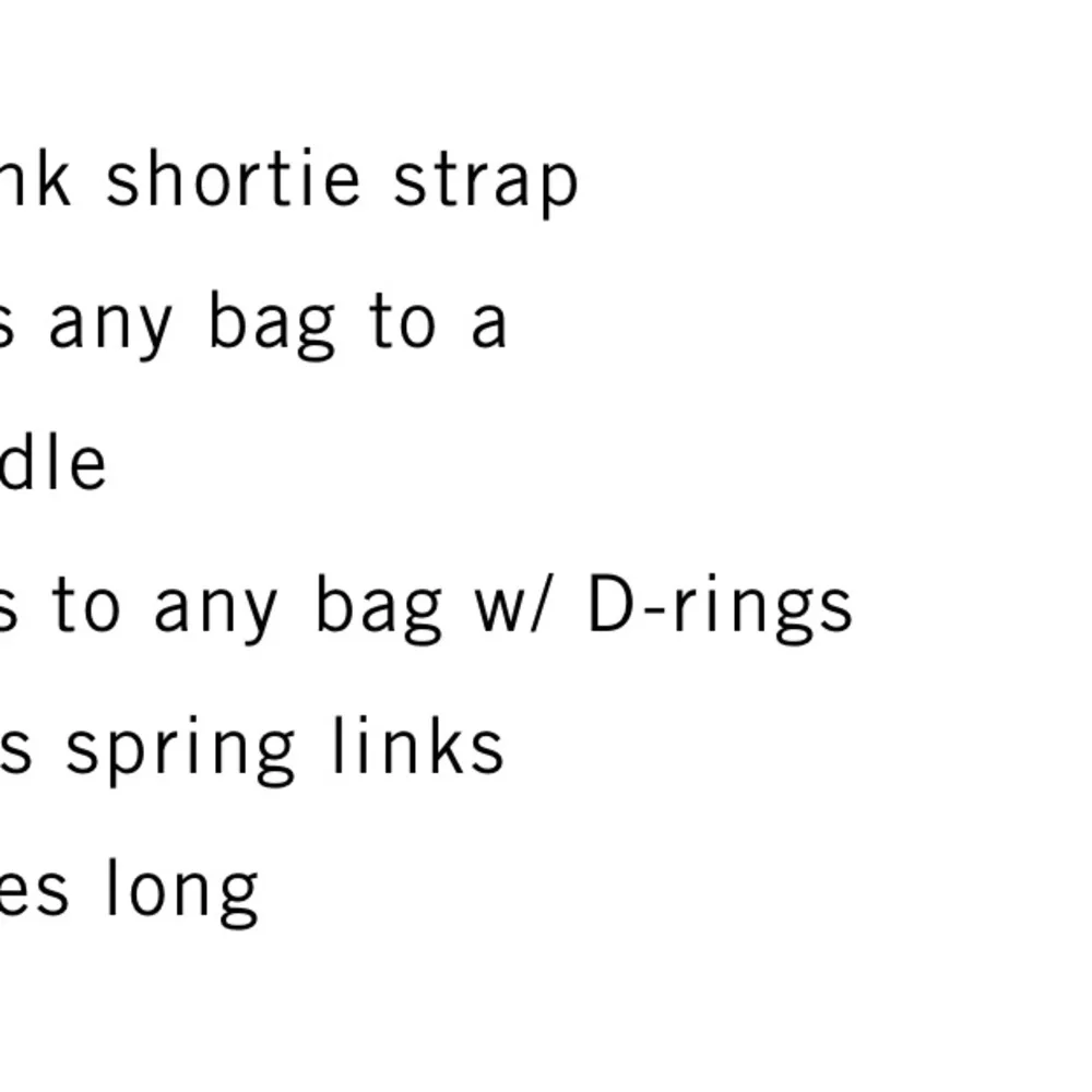 Clare V Resin Shortie Strap - Purple - Picture 3 of 3